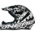 O Neal Azonic Full-Face Black Flip Bicycle Helmet (Black Red, XX-Large)