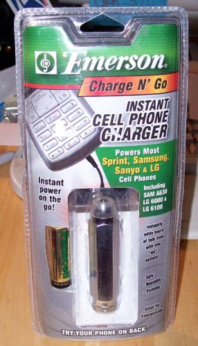 Electronics: Emerson Charge N' Go Instant Cell Phone Charger 1611222 10811