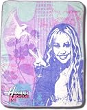 Hannah Montana "Peace" Micro-Raschel Fleece Throw Blanket