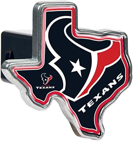 HOUSTON TEXANS NFL TEXAS SHAPED TRAILER HITCH COVER