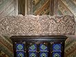 Lord Krishna Fluting with Radha Hand Carved Wood Headboard Wall Panel 72"
