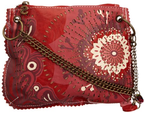 Desigual Trokel Peq, Sac &agrave; main - Rouge, Synth&eacute;tique