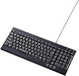 ELECOM USB&PS2 VistaΉzbgL[ 109ztL[{[h(ubN) TK-UP09FBK