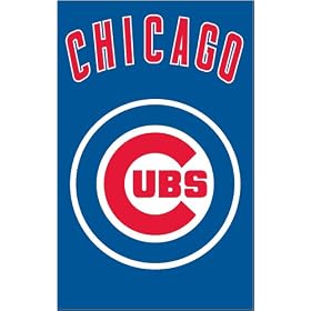 Chicago Cubs Applique Embroidered Banner Flag (44x28) MLB Baseball Fan Shop Sports Team... from Banners & Flags