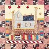 Applique Crib Quilt Art Poster Print, 18x18