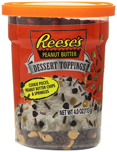 Reese's Peanut Butter Sprinkles Dessert Toppings, 4-Ounce Containers
