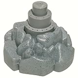 Poolmaster Floating Rock Style Pool Fountain, Gray
