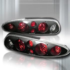 93-02 Chevy Camaro Tail Lights Black