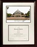 Scholar Stanford Cardinal NCAA 18 x 24 Framed Limited Edition Lithograph with Diploma Opening
