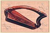 Art Poster, Queen Mary's Harp - 27.5 x 18.75