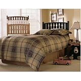 Larson Queen Size Headboard in Walnut Finish By Fashion Bed Group