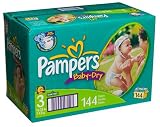 Pampers Baby Dry Diapers Value Pack Size 3 — size: size 3