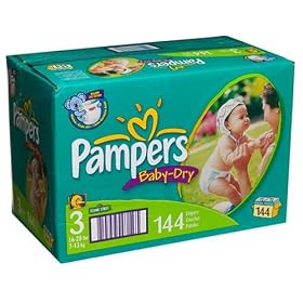Pampers Baby Dry Diapers Value Pack Size 3 -- size: size 3