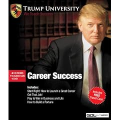 Donald Trump- Career Success, 16 Disc Set w FREE Travel Case by Trump University