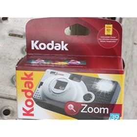 Kodak Zoom 35mm One-Time-Use Disposable Camera (ISO-800) with Flash - 39 Exposures by Kodak
