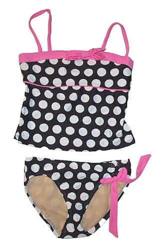 Limited Too Lots of Dots Bandeau Tankini Swimsuit