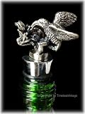 Hummingbird Pewter Bottle Stopper