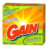 Gain Powder Detergent, Original Fresh Scent, Case Pack, Two - 120 Load Boxes (240 Loads)