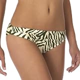 Mossimo Black: Zebra Hipster Swim Bottoms - Olive
