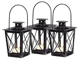 Boston Warehouse Windowpane Lantern Set