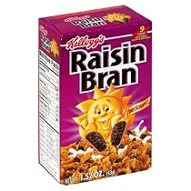 Kellogg's Raisin Bran Cereal, 1.52-Ounce Single Serve Packs (Pack of 70)
