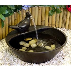 Solar Dove Water Feature