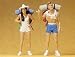 HITCH HIKERS - PREISER G SCALE MODEL TRAIN FIGURES 45030