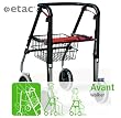 Etac Avant Wheeled Walker with Basket and Cane Holder