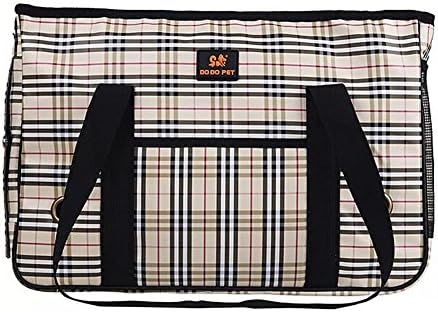 PETBABA Pet Travel Portable Carrier Package for Dogs Plaid) M