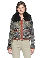 Met Plumas (Negro / Teja)