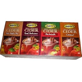 Motts Hot Spiced Apple Cider Christmas Thanksgiving Holiday Gift Assortment Box