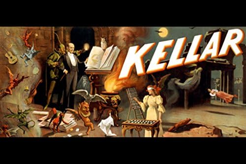 Kellar - Menagerie of Tricks, by Strobridge Co, 24x36 Paper Giclée