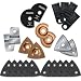 Rockwell RW9176K Super Refill Kit for Sonicrafter Tool includes 16 Accessory Attachments and 20 Sanding Sheets