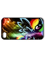 CTSLR Cartoon & Anime Series Protective Snap-on Hard Back Case Cover for iPhone 4 & 4S - 1 Pack - My Little Pony & Rainbow Dash - 6