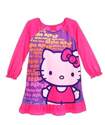 Hello Kitty Rainbow Text Nightgown