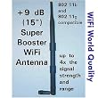 +9dB "Linksys" 15" Booster Antenna