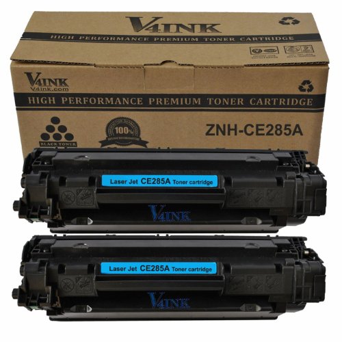 2 Pack V4INK ® New Compatible HP CE285A 85A Toner Cartridge-Black On Sale