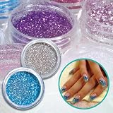 Lot de poussieres paillette pr ongles deco 45 couleur gel tip glitter manucure