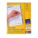 Avery  Printable Self-Adhesive Tabs, 80 Tabs, 1.75 inches x 1 inch (16283)