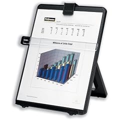 Fellowes Workstation Konzepthalter h�lt bis zu 125 Blatt schwarz