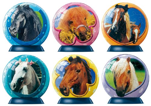 Childrens Toyshop  Spielwaren : Ravensburger - 09499 - Pferde: 60 Teile puzzleball