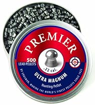 Crosman Domed Premier Pellets, 0.22-Calibre, 500 Count
