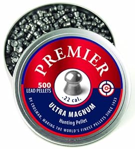 Crosman Domed Premier Pellets, 0.22-Calibre