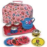 Vilac 14 Piece Tin Tea Set