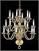 Nulco 2021-12 Polished Brass With Glass Shade Old Virginia Traditional / Classic Twen...