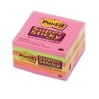 3M Post-It Super Sticky Notes, 4 X 4, Five Colors, Six 90-Sheet Pads/Pack
