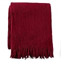 Home Microplush Throw - Red (50x60")