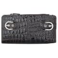 Merona Croco with Buckle Large Open Clutch