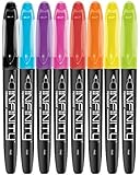 The Board Dudes Write Dudes Infinity Fine-Point Permanent Markers - Neon Colored Ink, 8 Count (CYH13)