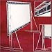 Draper 221053 Flexible Matte White Truss-Style Cinefold Replacement Surface Portable Screen - 18' 4"
